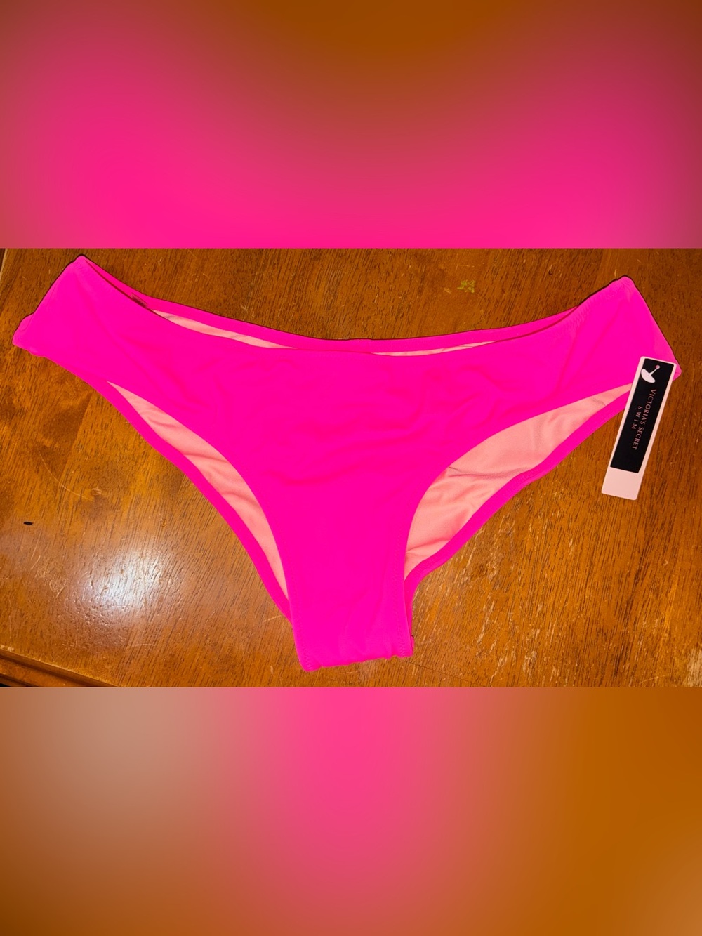 Victoria's Secret Neon Pink Bikini Bottom